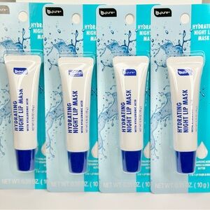 B Pure Hydrating Night Lip Mask; 4-Pack!